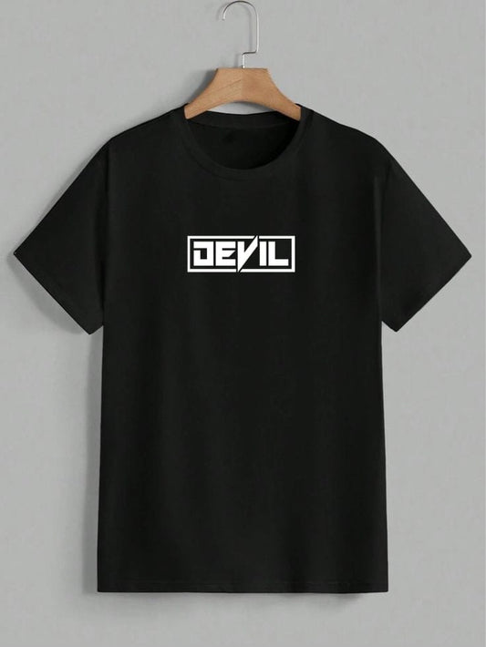 Devil Print oversized Tee