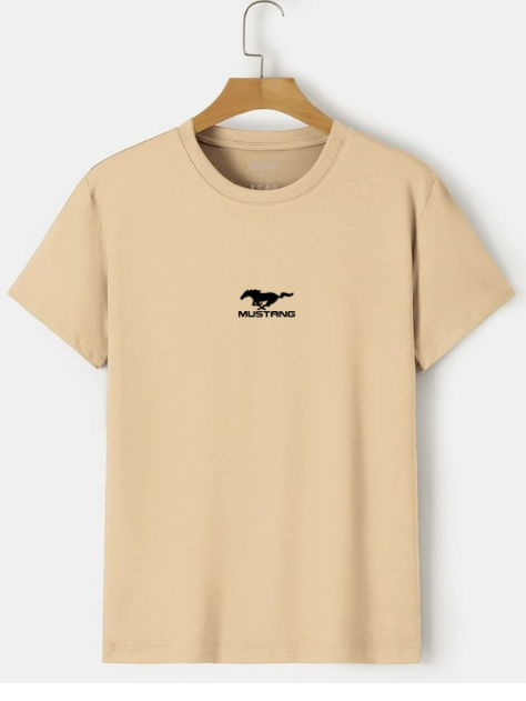 Mustang oversized tshirt | premium Biowash cotton for clear comfort.