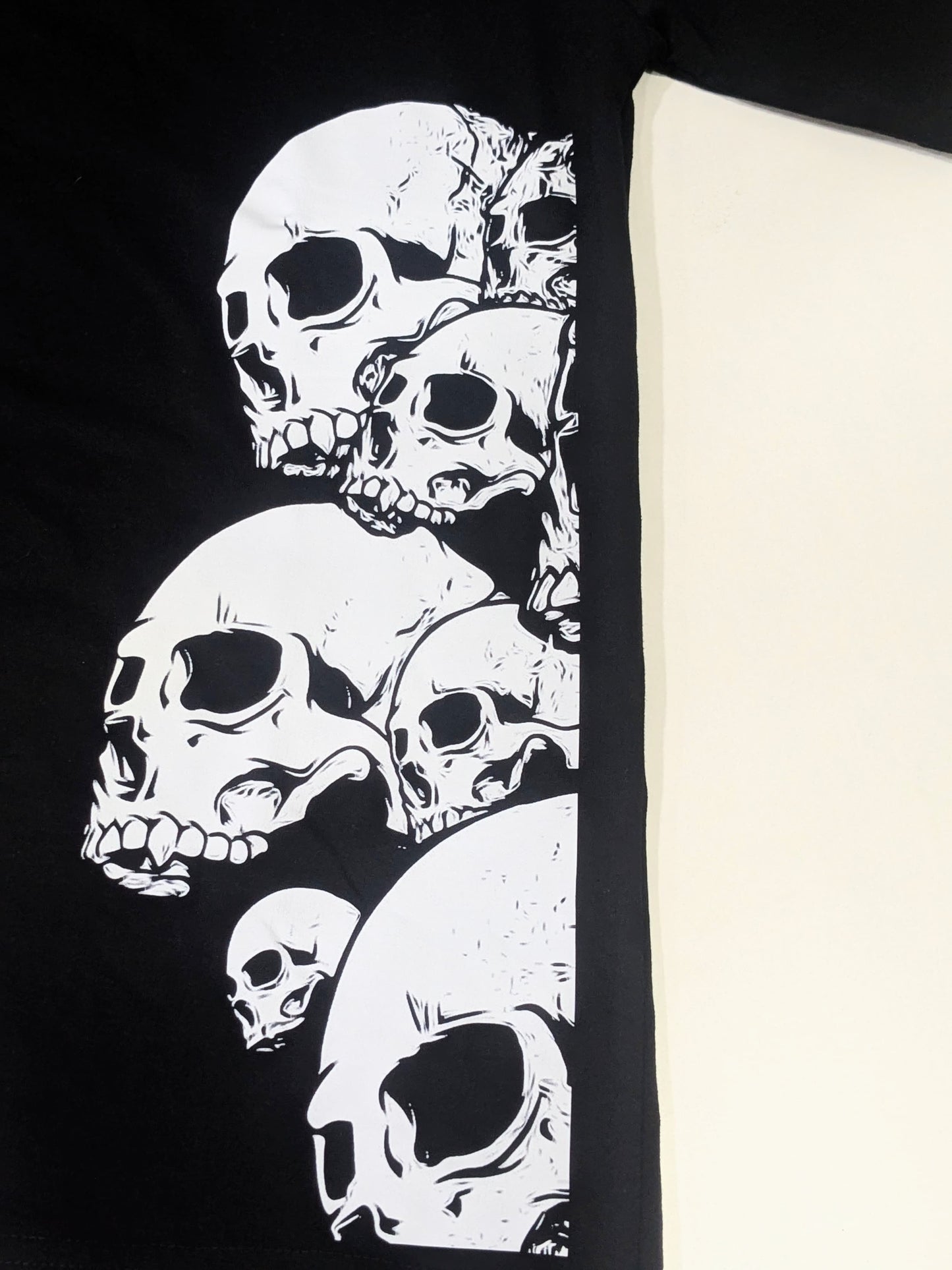 Cotton oversized tshirts with Asthetic  Skull design