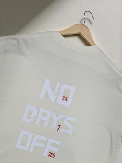 Oversized drop shoulders pure cotton with gym aesthetics