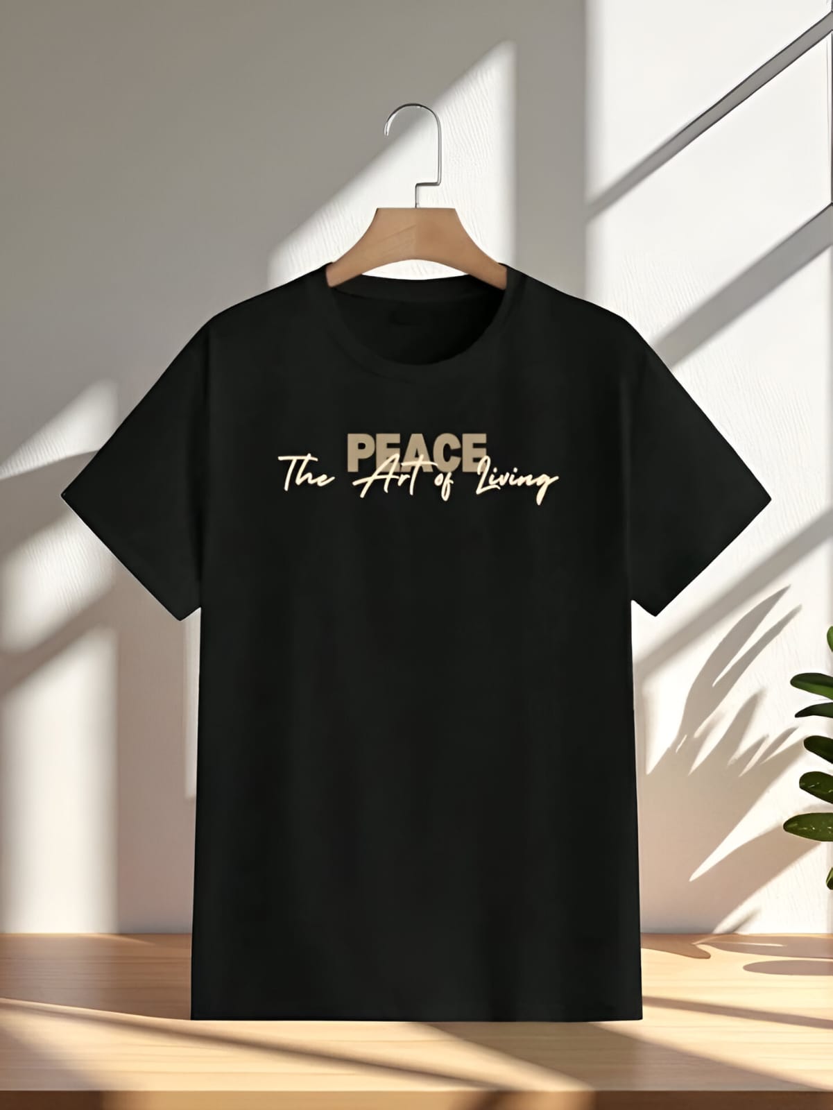 Peace-The art of living  pure cotton Oversized Tee.