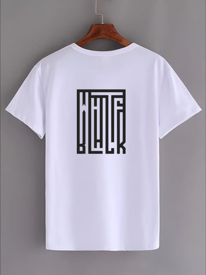 Asthetic print Oversized biswash Tee