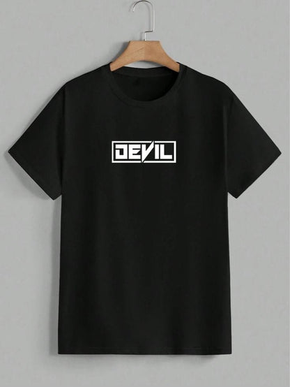 Devil Print oversized Tee