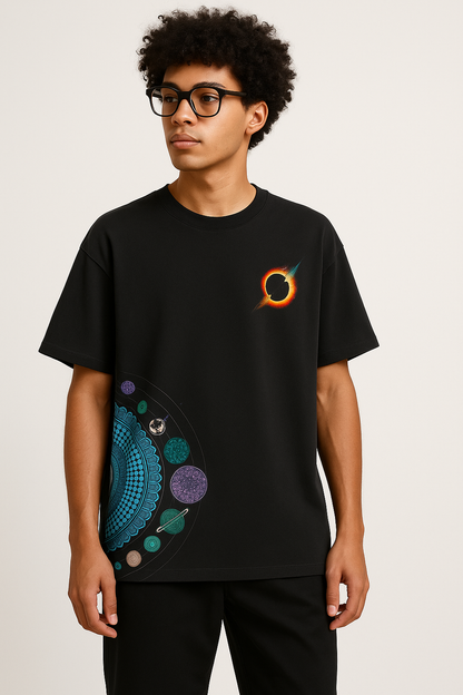 Aesthetic chakras Tee, Drop shoulders fit.