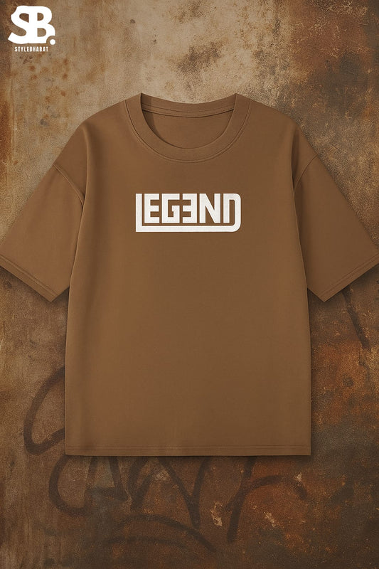 Gym wear oversized drop shoulders. Cotton Tee.