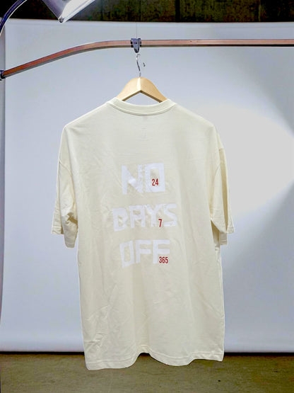 Oversized drop shoulders pure cotton with gym aesthetics