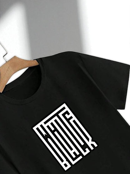 Asthetic print Oversized biswash Tee