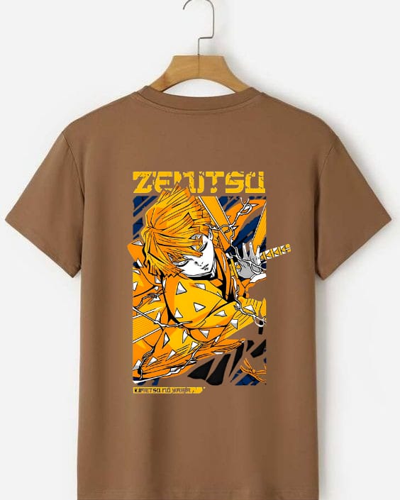 Zenitsu| Demon Slayer | Oversized pure comfort premium cotton Tee.