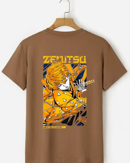 Zenitsu| Demon Slayer | Oversized pure comfort premium cotton Tee.